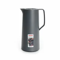 Tefal Motiva Jug Carafe Grey 1L Vacuum Flask Thermos Screw Lid Heat Retention N4170110