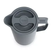 Tefal Motiva Jug Carafe Grey 1L Vacuum Flask Thermos Screw Lid Heat Retention N4170110