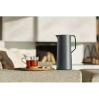 Tefal Motiva Jug Carafe Grey 1L Vacuum Flask Thermos Screw Lid Heat Retention N4170110