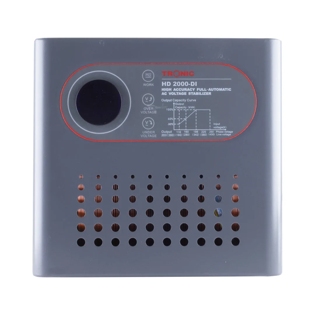 Tronic Single Phase Stabilizer 2Kv HZ 2000-DI