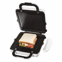 Kenwood Sandwich Toaster 4 Slice 2 in 1 Grill and Sandwich 1300w Smp94.A0wh - Non Stick Grill Plate Temperature Light Indicator Multifunctional