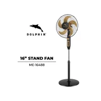 Dolphin Stand Fan 16" Plastic Blade ME-16488