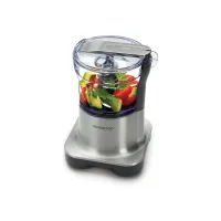 Kenwood Chopper 0.5l Plastic Bowl 500w Ch250 - Stainless Steel Blades 2 Speeds With Pulse Ice Crush Powerful Motor