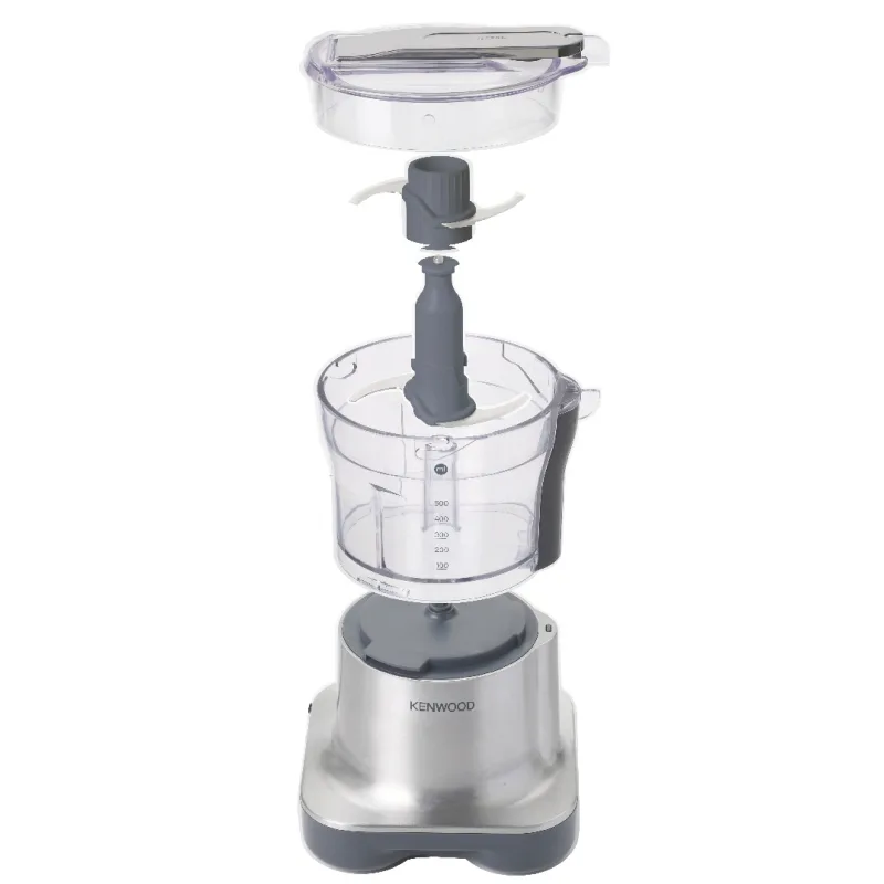 Kenwood Chopper 0.5l Plastic Bowl 500w Ch250 - Stainless Steel Blades 2 Speeds With Pulse Ice Crush Powerful Motor
