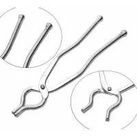 Nadstar Aluminum Pincer Sansi, Pakkad, Sandasi, chimta, Tongs, Utensil Holder with Handle Smart Kitchen Tool 284