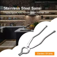 Nadstar Aluminum Pincer Sansi, Pakkad, Sandasi, chimta, Tongs, Utensil Holder with Handle Smart Kitchen Tool 284