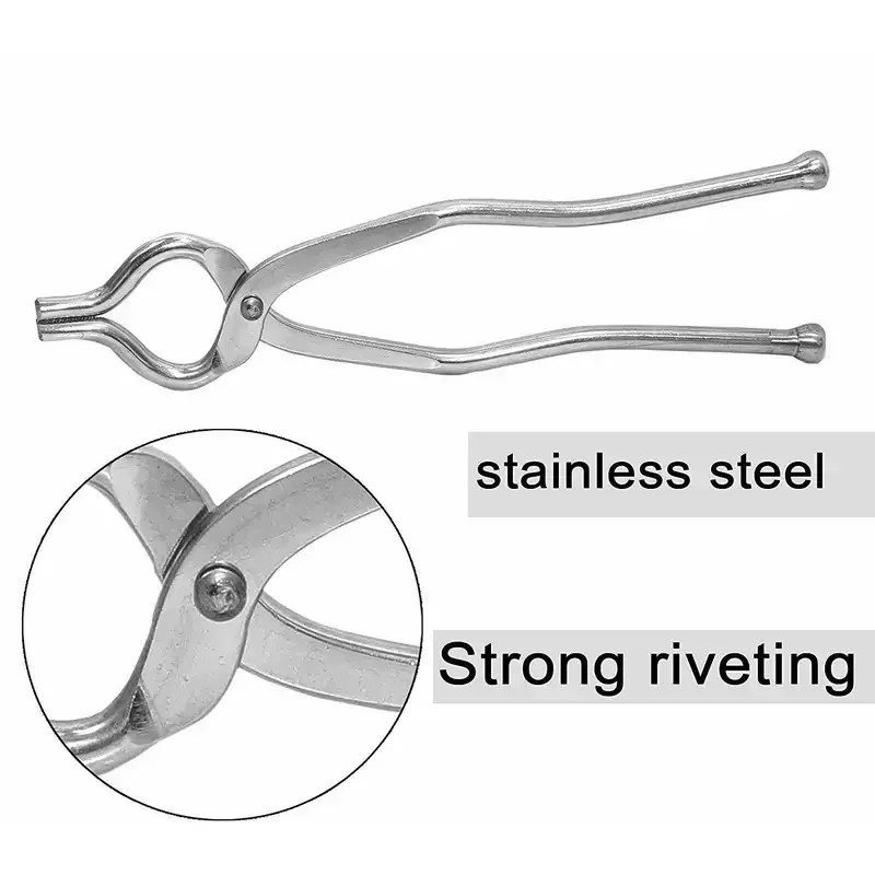 Nadstar Aluminum Pincer Sansi, Pakkad, Sandasi, chimta, Tongs, Utensil Holder with Handle Smart Kitchen Tool 284