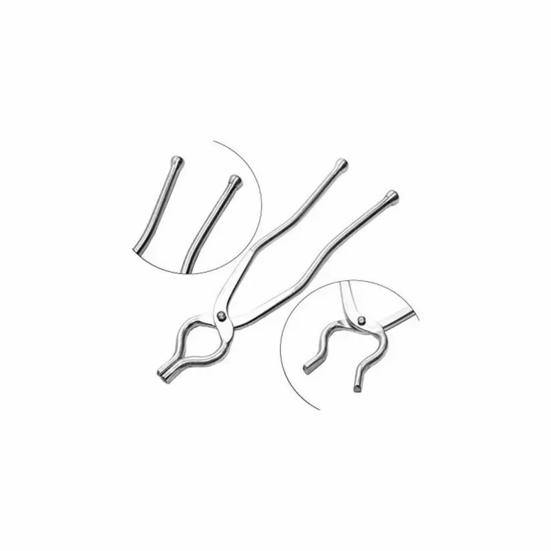 Nadstar Aluminum Pincer Sansi, Pakkad, Sandasi, chimta, Tongs, Utensil Holder with Handle Smart Kitchen Tool 284