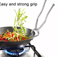 Nadstar Aluminum Pincer Sansi, Pakkad, Sandasi, chimta, Tongs, Utensil Holder with Handle Smart Kitchen Tool 284