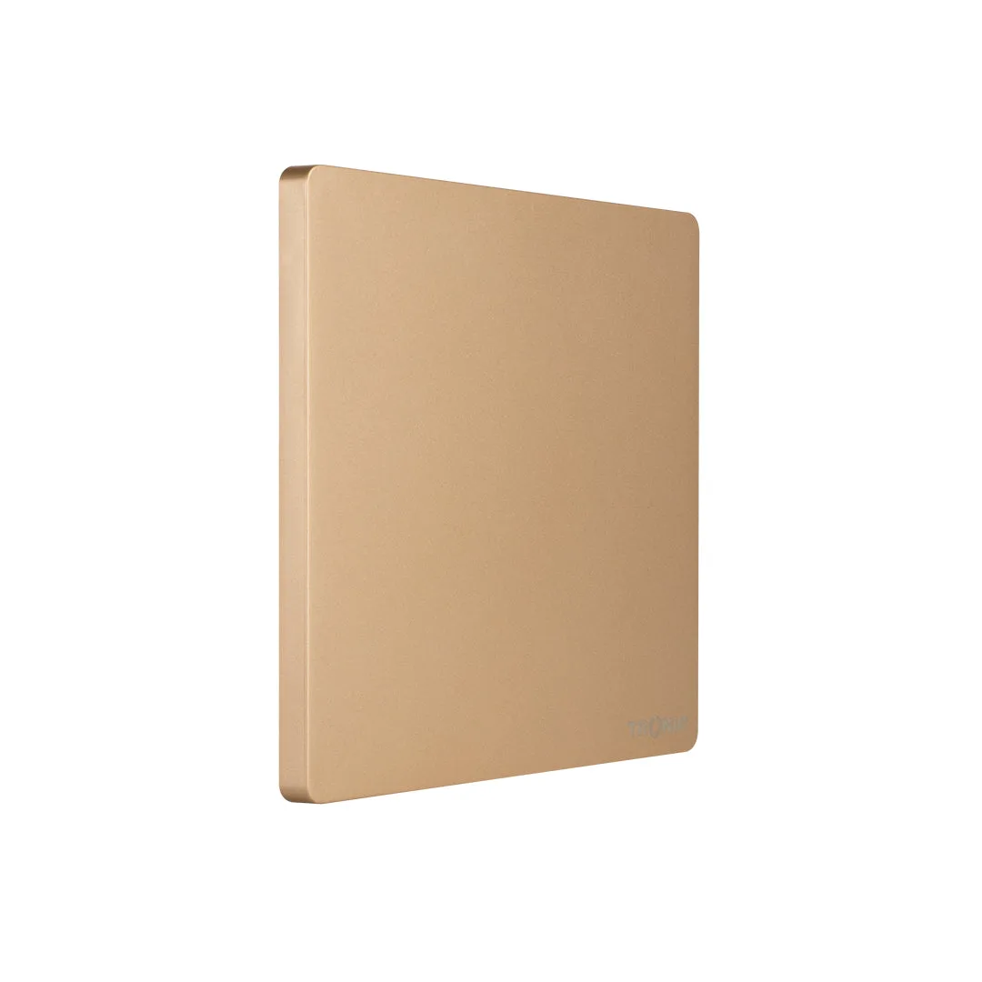 Tronic Gold - 1 Gang Blank Plate