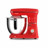 Decakila Kitchen Machine 10l Steel Bowl 6 Speed with Pulse Function 1400w Kemx017r liftable head mixer transparent splash guard with easy fill window die casting aluminium