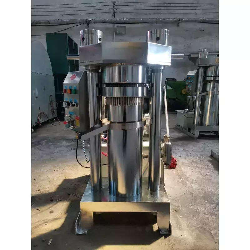 Commercial Electric Hydraulic Oil Press Machine, 30kg/hr High-Output Cold Press Extractor, Professional 1.8kW Industrial Oil Mill GD-180