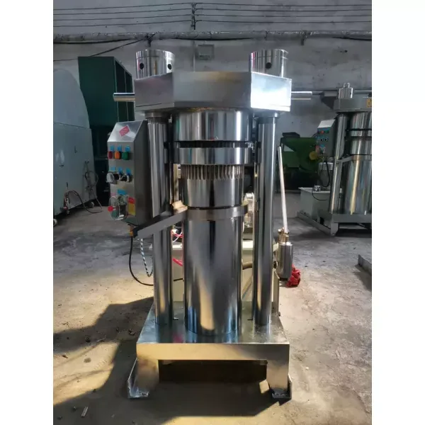 Commercial Electric Hydraulic Oil Press Machine, 30kg/hr High-Output Cold Press Extractor, Professional 1.8kW Industrial Oil Mill GD-180