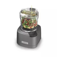 Kenwood Chopper and Grinder 2 in 1 500ml Plastic Bowl 800w Chp80.000si Powerful Metal Grinder and Electric Chopper with Eversharp Quadblades, Dripper Pro, Spatula for Wet Chopping & Dry Grinding