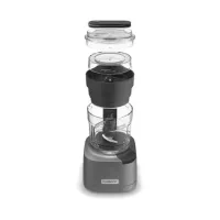 Kenwood Chopper and Grinder 2 in 1 500ml Plastic Bowl 800w Chp80.000si Powerful Metal Grinder and Electric Chopper with Eversharp Quadblades, Dripper Pro, Spatula for Wet Chopping & Dry Grinding
