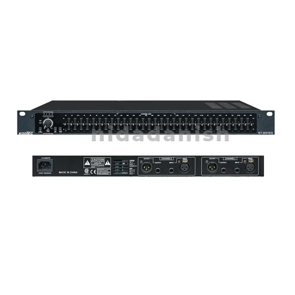 Kodtec High Quality Professional Audio Equalizer Single KT-2015EQ