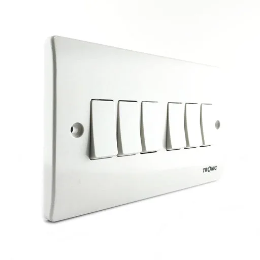 Tronic 6 Gang 2 Way Switch Standard