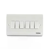 Tronic 6 Gang 2 Way Switch Standard