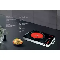 Nikai Hot Plate Infrared Cooker 6 Preset Cooking Option 2000W NIC300A Overheat Protection System Led Display Touch Control With Timer)