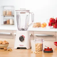 Moulinex Blender 600W Facilic Liquidizer 1.5Lwith Grinder LM422127