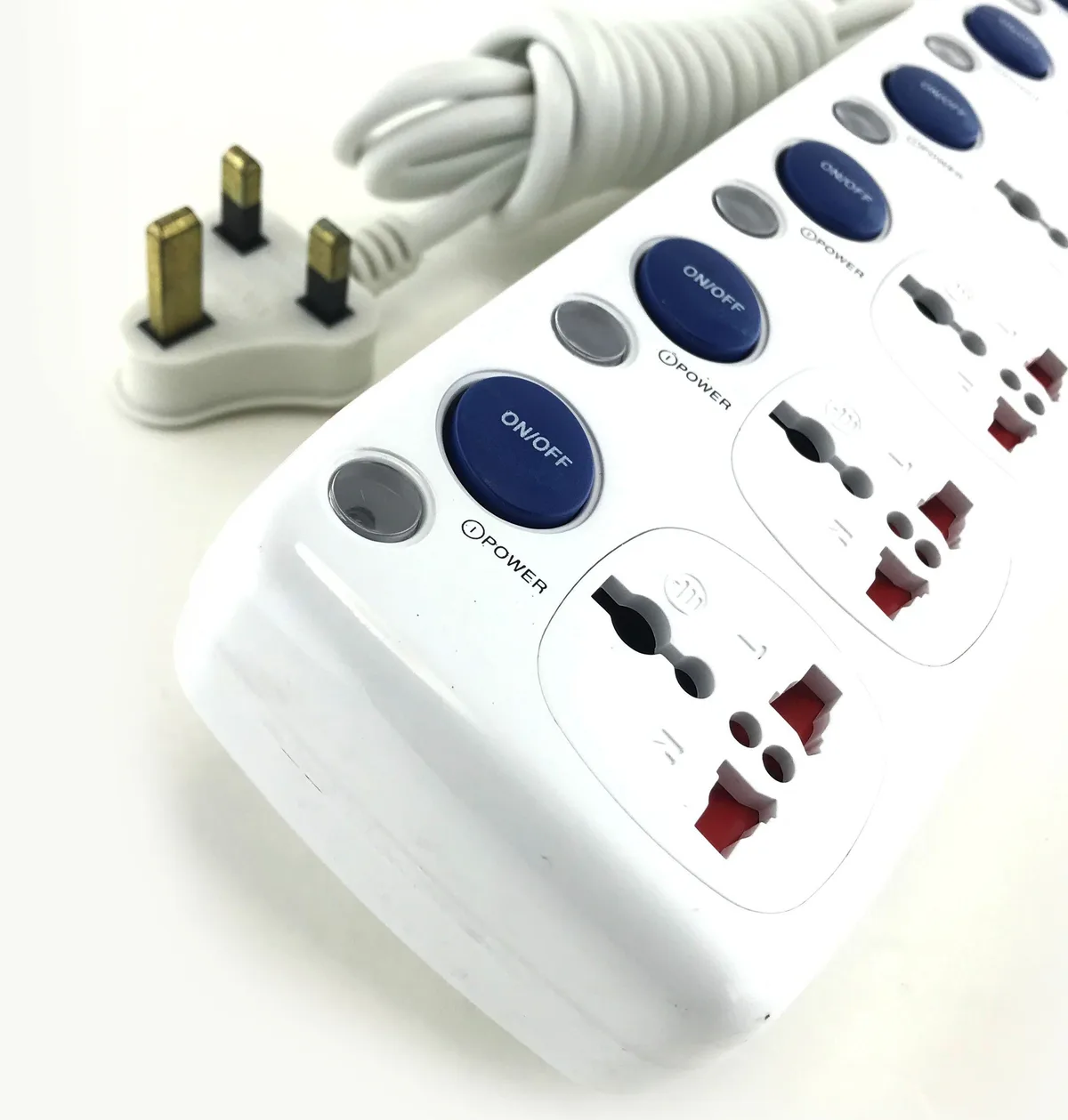 Tronic Universal Extension Socket 5 Way