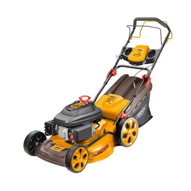 Ingco Gasoline Lawn Mower 196cc with 4 Stroke Engine, Self-propelled & Self-cleaning GLM196202