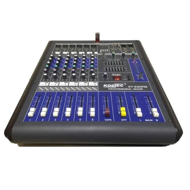 Kodtec Power Mixer 6 Channels 4V Max KT-630PM 1 Kodtec Power Mixer 6 Channels 4V Max KT-630PM