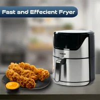 Nikai Airfryer 6L Digital 1800W NAF688DS 60 Mins Timer Detachable Frying Basket Operation Light Indicator