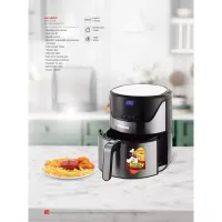 Nikai Airfryer 6L Digital 1800W NAF688DS 60 Mins Timer Detachable Frying Basket Operation Light Indicator