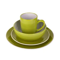 Nadstar Dinner Set 16pcs Porcelain Mug 4pcs , Plate 4pcs , Bowl 4pcs , Soup Plate 4pcs N-2023022