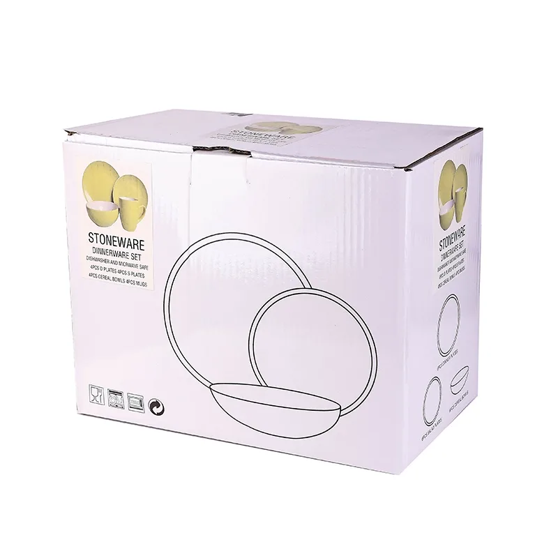 Nadstar Dinner Set 16pcs Porcelain Mug 4pcs , Plate 4pcs , Bowl 4pcs , Soup Plate 4pcs N-2023022