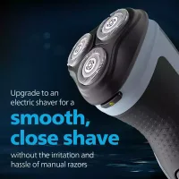 Philips Electric Cordless Shaver, ComfortCut Blades, Anti-Corrosion Shaving System, 3D Floating Heads, Shave Wet & Dry 3000X Series X3063