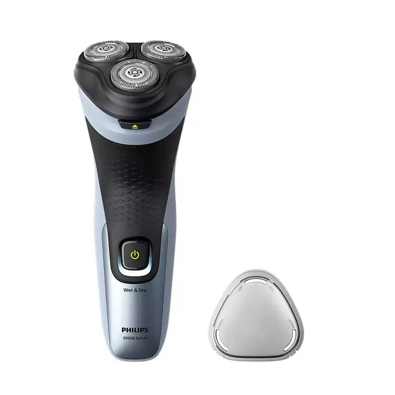Philips Electric Cordless Shaver, ComfortCut Blades, Anti-Corrosion Shaving System, 3D Floating Heads, Shave Wet & Dry 3000X Series X3063