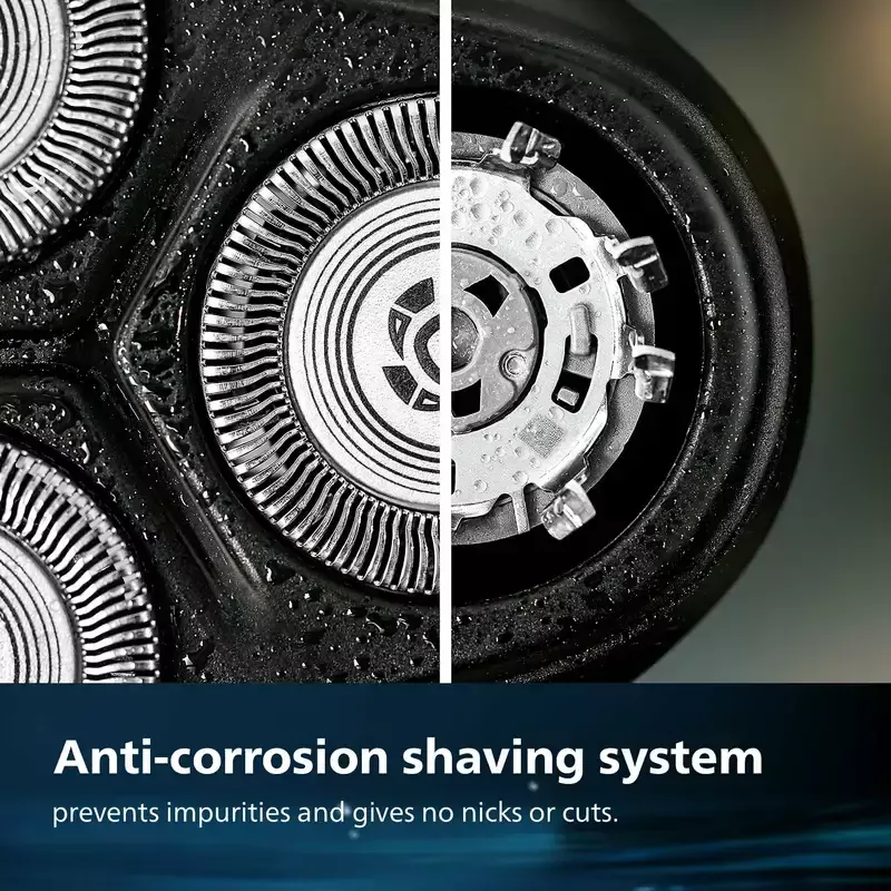 Philips Electric Cordless Shaver, ComfortCut Blades, Anti-Corrosion Shaving System, 3D Floating Heads, Shave Wet & Dry 3000X Series X3063