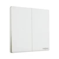 Tronic Glossy White - 2 Gang 2 Way Switch