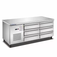 Commercial Two Door Fridge Work Table TC0.4L2T