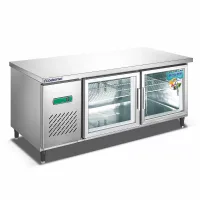 Commercial Two Door Fridge Work Table TC0.4L2T