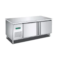 Commercial Two Door Fridge Work Table TC0.4L2T