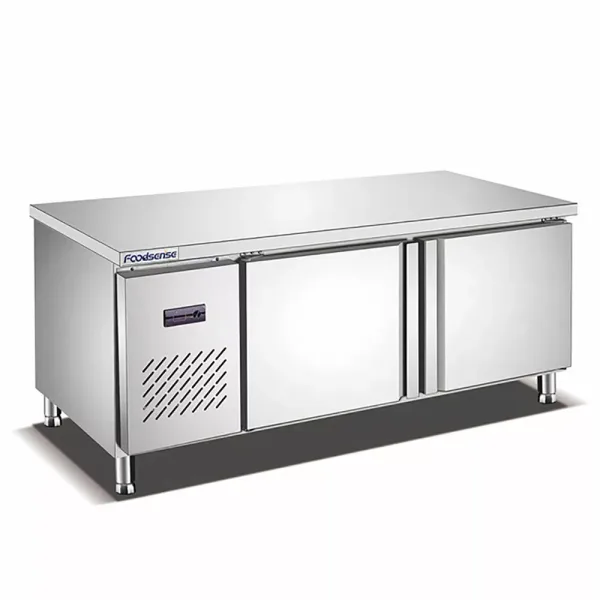 Commercial Two Door Fridge Work Table TC0.4L2T