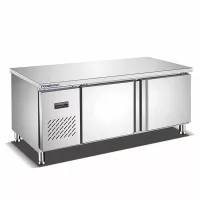 Commercial Two Door Fridge Work Table TC0.4L2T