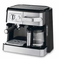 Delonghi Combi Coffee Maker 1750W, Espresso & Filter Coffee, Cappuccino System BCO420