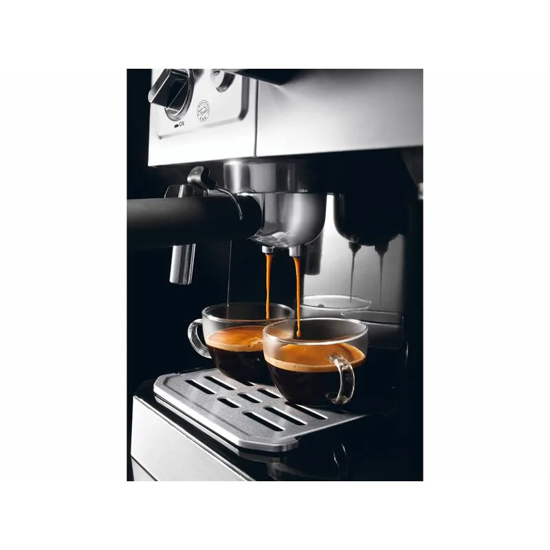 Delonghi Combi Coffee Maker 1750W, Espresso & Filter Coffee, Cappuccino System BCO420