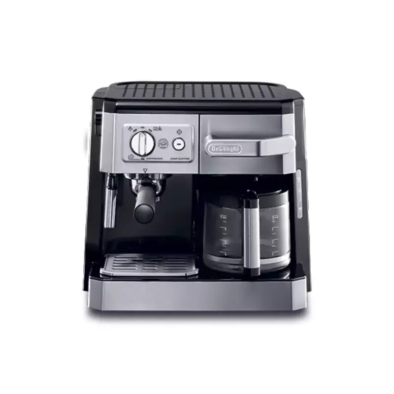 Delonghi Combi Coffee Maker 1750W, Espresso & Filter Coffee, Cappuccino System BCO420