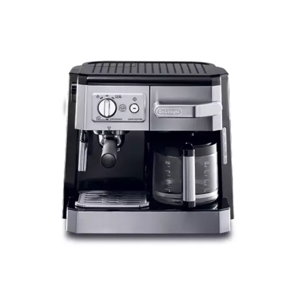 Delonghi Combi Coffee Maker 1750W, Espresso & Filter Coffee, Cappuccino System BCO420