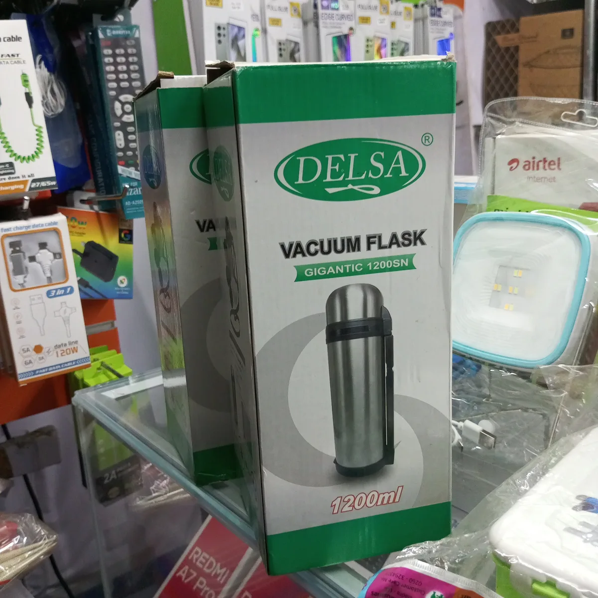 Delsa Vacuum Flask Gigantic 1200SN 1200ML