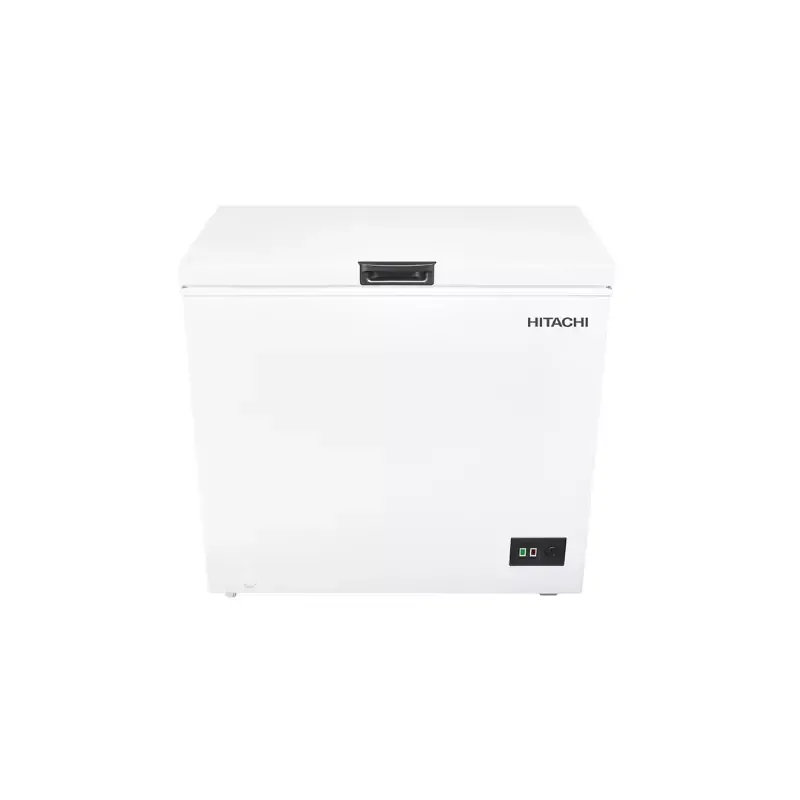 Hitachi Chest Freezer 200L Freezer That Fits Your Home, Simply Design With Handle, Mechanical Thermostat Cover, Convenient Hanging Basket, Power Failure Safety HRCS9200MNWGF