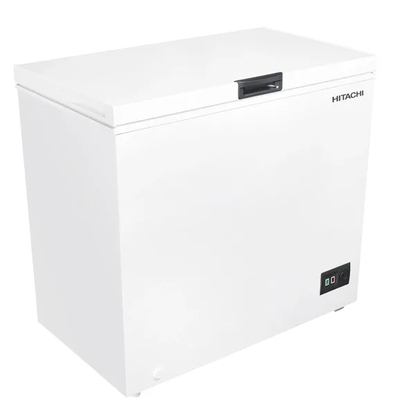 Hitachi Chest Freezer 200L Freezer That Fits Your Home, Simply Design With Handle, Mechanical Thermostat Cover, Convenient Hanging Basket, Power Failure Safety HRCS9200MNWGF