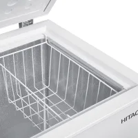 Hitachi Chest Freezer 200L Freezer That Fits Your Home, Simply Design With Handle, Mechanical Thermostat Cover, Convenient Hanging Basket, Power Failure Safety HRCS9200MNWGF