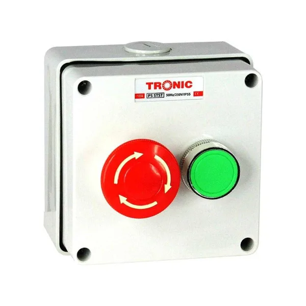 Tronic Push Button Start and Emergency Stop Station