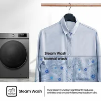 Hisense Washing Machine 8kg & Dryer 5kg Smart WI-FI Connectlife App Inverter Jet Titanium Grey WD3Q8043BT